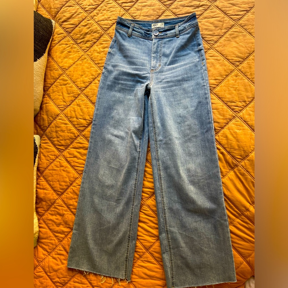 Wide Leg, High Waist Jeans